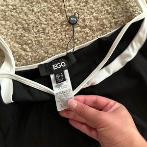 Egooffical mini black dress